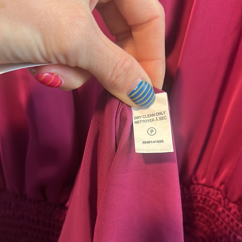RAMY BROOK Rori Smocked Mini Dress In Plumberry - Picture 8 of 9